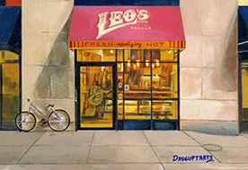 Leo’s Bagel store front